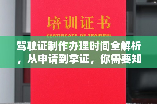 玄武驾驶证制作办理时间全解析，从申请到拿证，你需要知道的一切